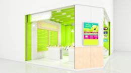 ออกแบบ 3D ร้าน วรรณโมบาย AIS BUDDY  เทสโก้โลตัส เมืองพล จ.ขอนแก่น 